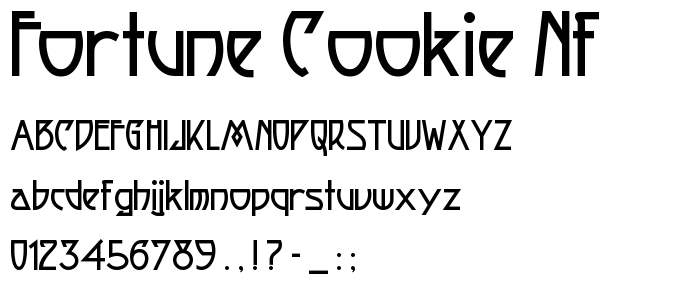 Fortune Cookie NF font